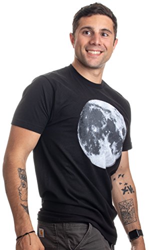 41H2JXvX8ML The Moon | NASA Photography Astronomy Space Nerd Full Luna for Men Women T-Shirt - Image 4