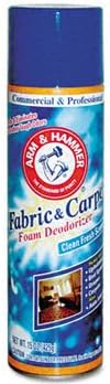 Arm & Hammer Fabric & Carpet Foam Deodorizer CLEANER,CARPT FOAM DODRZR (Pack of 15)