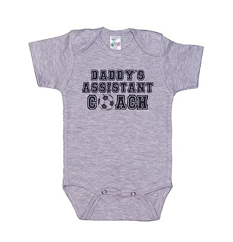 Ebenezer Fire Soccer Onesie/Daddy's Assistant Coach/Futbol Bodysuit/Super Soft/Sublimated Design