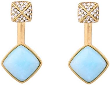 Fun Daisy Fashion Jewelry Personalized Water Drops Gemstone Charm Female Earrings - ed0098a