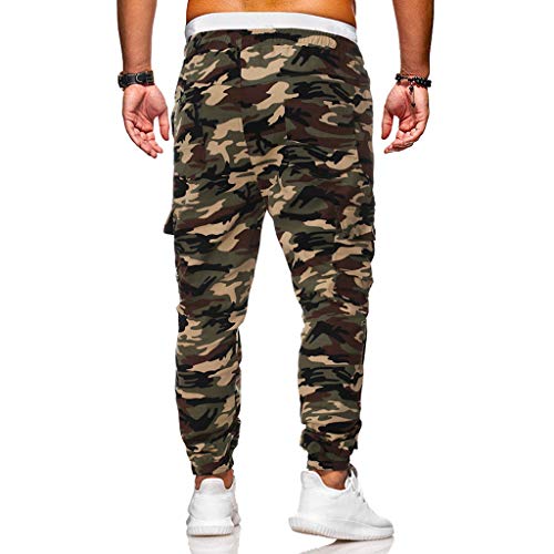 LISTHA Camo Cargo Pants Mens Skinny Stretch Denim Trouser Freyed Slim Fit Jeans