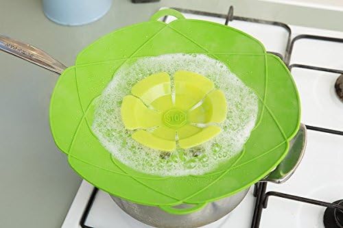 Angel Bear Boil Over Stopper, Spill Preventer, Multi Function Universal Cooking Tool, Oven-Freezer-Dishwasher Safe
