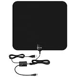 Pictek 50 Miles Amplified Indoor HDTV Antenna with CCF Tech for High Signal Reception