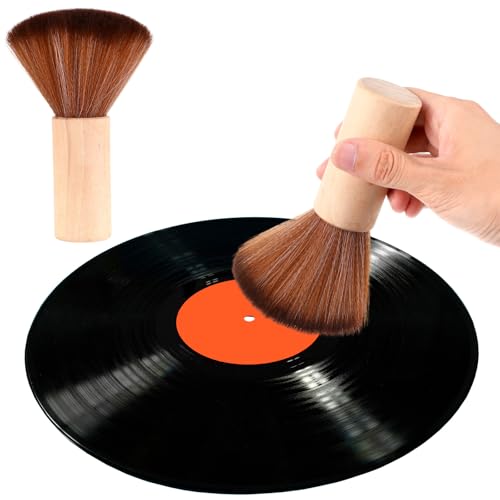 Record Cleaning Brush with Wood Handle