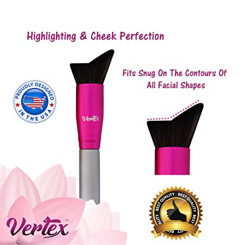 Vertex Beauty Blush Brush and Cheek Bronzer Highlighting Makeup Brushes