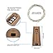 LEDIKON 24 Pack 20 LED Wine Bottle Lights with Cork,3.3Ft Silver Wire Cool White Cork Lights Battery Operated Fairy Mini String Lights for Wedding Party Wine Liquor Bottles Crafts Christmas Decor