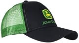 John Deere Men's Logo Contrast Mesh Back Core Baseball Cap