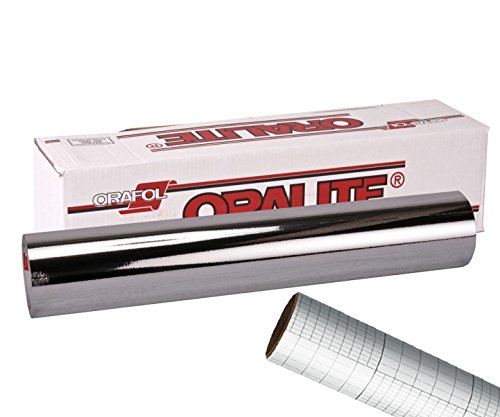 ORACAL 351 Silver Reflective Chrome Vinyl 12
