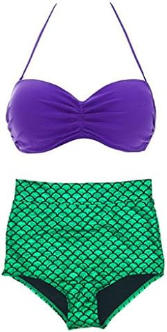 Royal Cutie Women's Green Mermaid Swimsuit Bikini 2-Piece