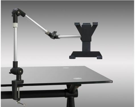 System-S Desk Mount with Swivel Arm Flexible with Table Clamp for iPad Pro (12, 9 Inches)