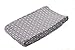 Changing Pad Cover for Baby Boys & Girls by Danha – 100% Soft, Ultra-Plush Polyester – Universal, Elastic Trim Edges Design – Grey and White Arrow Patterns