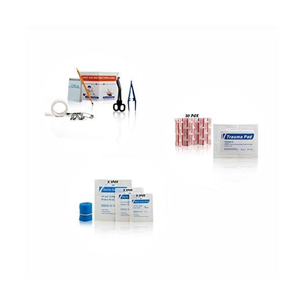 Eggsnow-First-Aid-Kit-Medical-Kit-Emergency-Bag-69-PieceCompact-Survival-Kit-and-Comprehensive-Ideal-for-Home-Auto-Travel-Road-Trips-CampingSport-and-Wilderness-Survival