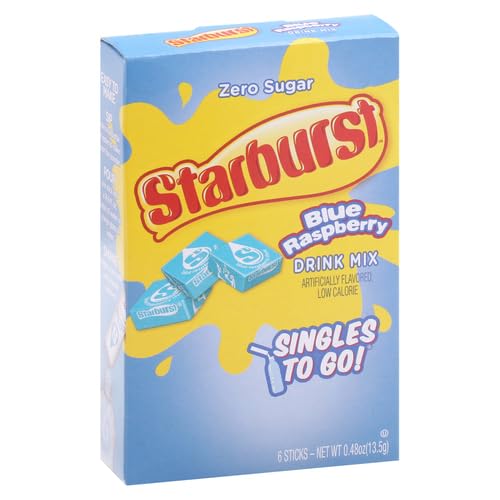 STARBURST SINGLES TO GO BLUE RASPBERRY DRINK MIX