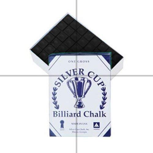 Silver Cup Box of 12 Geniune BLACK s chalks