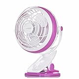 Clip On Desk Fan USB Table Fans (USB OR Battery Powered, Quietness)(violet)