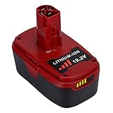 5.0Ah 19.2 Volt Lithium Battery Replacement for Craftsman 19.2V Battery C3 DieHard XRP 130211004 11375 11045 130279005