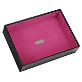 Stackers | Jewelry Box | classic black & pink velvet deep stacker