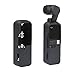 RCstyle Soft Silicone Protective Case with Lanyard Compatible for DJI Osmo Pocket Accessories Protector Shock Proof Silicone Cover with Neck Strap (Black)