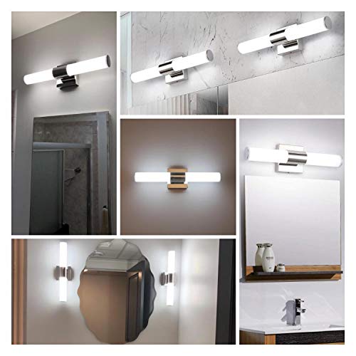 Joosenhouse LED Bathroom Vanity Light Fixtures Over Mirror 17.7" Inch