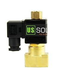 1/4" NPT latón eléctrico válvula solenoide 12 VDC NBR sello N.O. (Aire, Agua...)