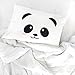 Oh, Susannah Cute Panda Face Toddler Size Pillowcase (1 Pillow Cover 14 x 20.5 Inches) Kids Pillow Case Room Decor