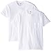 Hanes Men's Nano Premium Cotton Pocket T-Shirt (Pack of 2), White, Medium