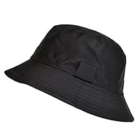TOUTACOO, 100% Waterproof Bucket Rain Hat - One-size: .Black