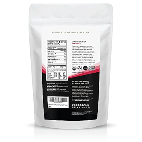 Terrasoul Superfoods Organic Goji Berries (Organic), 12-ounce Grocery & Gourmet Food, Snack Foods, Dried Fruit & Raisins