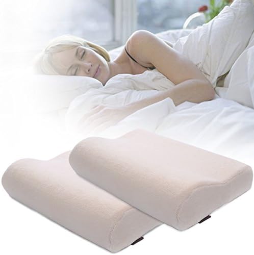 Sleep Contour Memory Foam Pillow Standard Size Set of 2