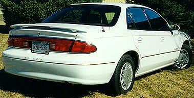 Ford Thunderbird Rear Spoiler 1991 1992 1993 1994 1995 1996 1997 - Painted - K1 Light Denim Blue Metallic