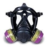North Respiratory Protection 762000 S-Series Survivair Opti-Fit APR Full Facepiece Respirators, Medium, 5-Pt Strap