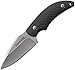 Schrade SCHF66 6.4in High Carbon S.S. Full Tang Fixed Blade Knife with 2.9in Drop Point Blade and TPR Handle for Outdoor Survival, Tactical and EDC