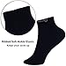Alpine Swiss Mens 8 Pack Cotton Ankle Socks Athletic Performance Cushioned Socks Shoe Size 6-12 BLK