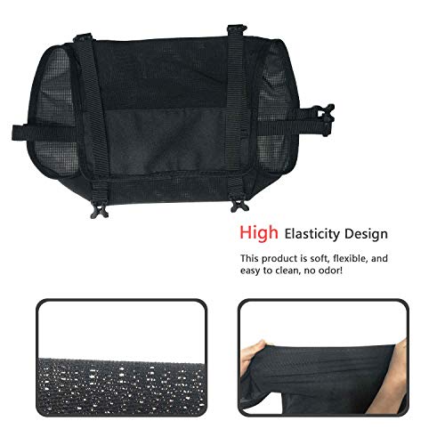 BUMOVE Backpacks Soccer Ball Holder, Soccer Net Bag for Basketball, Soccer, Volleyball & Football, Fit Most Backpack (Black) - Thumbnail 5