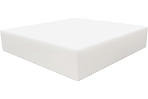 FoamRush 6" H x 26" W x 32" L Upholstery Foam High Density Firm Soft Support (Chair Cushion Square Foam for Dining Chairs, Wheelchair Seat Cushion Replacement)