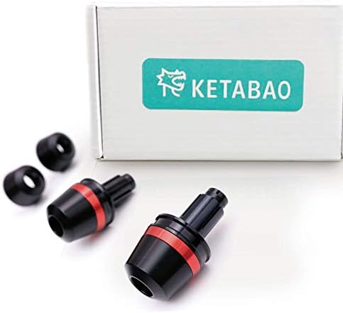 KETABAO Red Dome CNC Bar Ends Set Fit Honda CBR 600RR CB500 R 13-18 CBR1100XX BLACKBIRD 97-07 CBR1000RR FIREBLADE 08-14