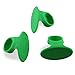Silicone Pot Holders, YYP Silicone Heat Resistant Pot Holders, Oven Mini Mitts, Cooking Pinch Grips for Kitchen(No More Burning Your Fingers!)- Set of 3 - Green