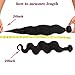 “Uniwigs® 100% Brazilian Remy Human Hair Weft Triple Ombre Color Body Wave Weave Extensions One Bundle 18 Inches T1b/bl (2''x2'', 221)