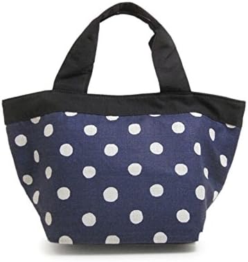 Amazon Kei Hayama Plus ケイハヤマプリュス ドットリネントートバッグ Totebag Hakka ネイビー Kei Hayama Plus ケイハヤマプリュス レディースバッグ 財布