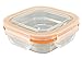 Mighty Hippo SQUARE Stainless Steel Food Container (Size: SMALL) - Perfect For Snacks (Leak Proof/Dishwasher Safe/Reusable/Food Safe/Metal/BPA Free)