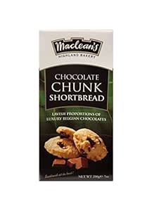 Maclean's Luxury Shortbread Cookie 7oz (Chocolate Chunk)