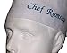 KIDS Children WHITE CHEF HAT PERSONALIZED EMBROIDERY 2 NAMES CHOOSE THREAD COLOR Ex...Theresa Marie OR Chef Stephanie OR Chef Mario, ETC