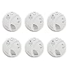 FIRST ALERT BRK SC7010BV-6 Hardwired Smoke and Carbon Monoxide (CO) Detector with Photoelectric Sensor, 6-Pack