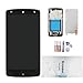 KNONEW Compatible for LG Google Nexus 5 D820 D821 Glass LCD Display Touch Screen Digitizer Assembly Frame Replacement (Black) (Resolution: 1920x1080)