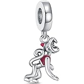 KEQ Charm For Bracelets 925 Sterling Silver Charms Trendy Birthday Christmas Party Holiday Jewelry BFF Gift for Mom Daughter