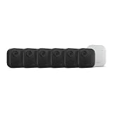 Blink Outdoor 4 XR โ two-year battery wireless camera with 4x security coverage, 1000 ft open-air range or 400 ft with typical use โ 6 camera system