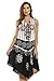 Riviera Sun 21661-BLK-2X Summer Dresses/Swimsuit Cover Up Black