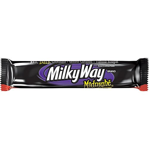 Milky Way Midnight 100 Calories Candy Bar, Milk Chocolate, 0.77 Ounce (Pack of 24)