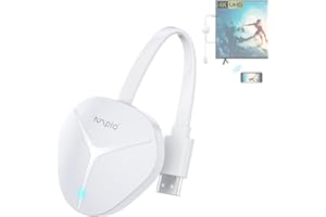 Wireless HDMI Adapter, 2.4G Miracast Dongle 4K, Wireless Display Dongle AdapterCompatible with Miracast/Airplay/Android/iOS/i