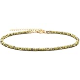 Starain Small Bead Anklets for Women Beach Foot Ankle Bracelet Cute Colorful Boho Beaded Anklets 8 inches